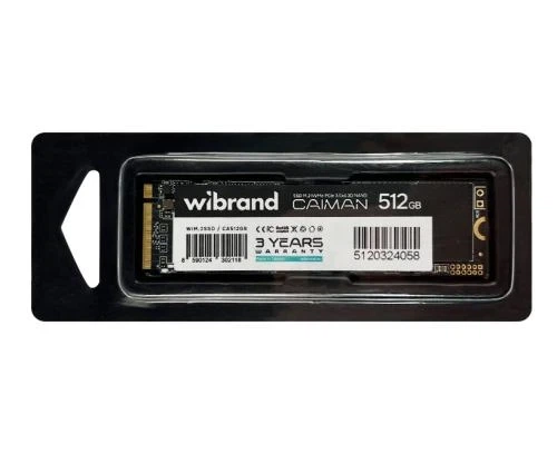 Твердотельный накопитель SSD 512Gb, Wibrand Caiman, PCI-E 3.0 x4, M.2 (WIM.2SSD/CA512GB) - Фото 5 Твердотельный накопитель SSD 512Gb, Wibrand Caiman, PCI-E 3.0 x4, M.2 (WIM.2SSD/CA512GB) - изображение 5