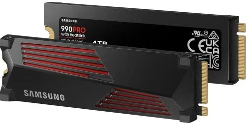 Твердотельный накопитель SSD 4Tb, Samsung 990 Pro, PCI-E 4.0 x4, M.2, с радиатором (MZ-V9P4T0GW) - изображение 6