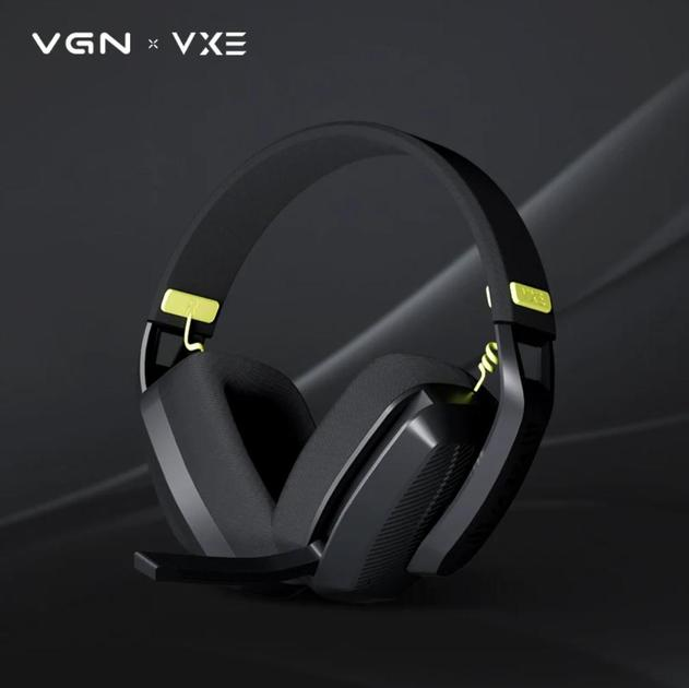 Ігрові бездротові навушники VGN VXE Siren V1 / Два режими підключення / Black - Фото 2 Ігрові бездротові навушники VGN VXE Siren V1 / Два режими підключення / Black - зображення 2