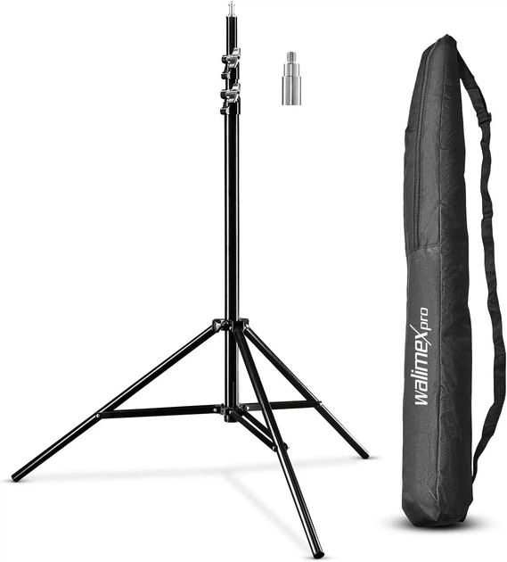 Штатив для лампы Walimex pro WT-806 256 см Черный Б/В 100613564 - Фото 1 Штатив для лампы Walimex pro WT-806 256 см Черный Б/В 100613564 - изображение 1