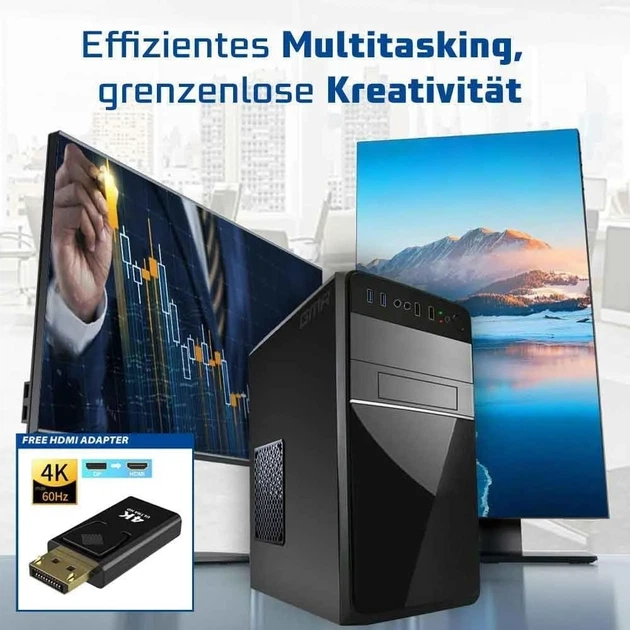 Компьютер GMR NN-72302 / Intel Core i7-6700 / RAM 32GB / SSD 1TB / LAN / Wi-Fi 5 / Windows 11 Pro / Черный Б/В - изображение 6