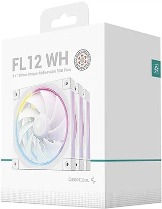 Wentylator Deepcool FL12 3-pack White (R-FL12SE-WHAPN3-G) - obraz 5