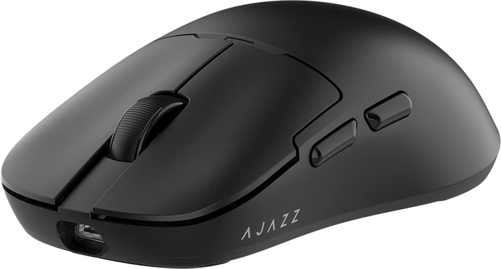 Компьютерная мышь Ajazz Беспроводная Wireless/Bluetooth Док-станция для зарядки Черная (AJ159P-MC-B) - изображение 2