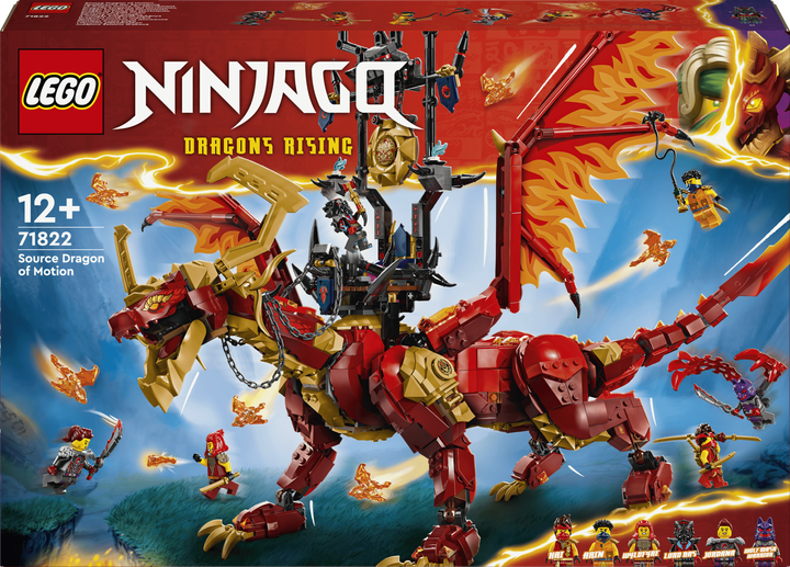 Zestaw klocków LEGO Ninjago Smoczyca źródła ruchu 1716 elementów (71822) - obraz 1