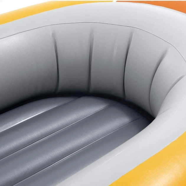 Ponton dmuchany Intex Challenger 3 3-osobowy 295 x 137 x 43 cm Żółto-szary 66313 (6941057430614) - obraz 7