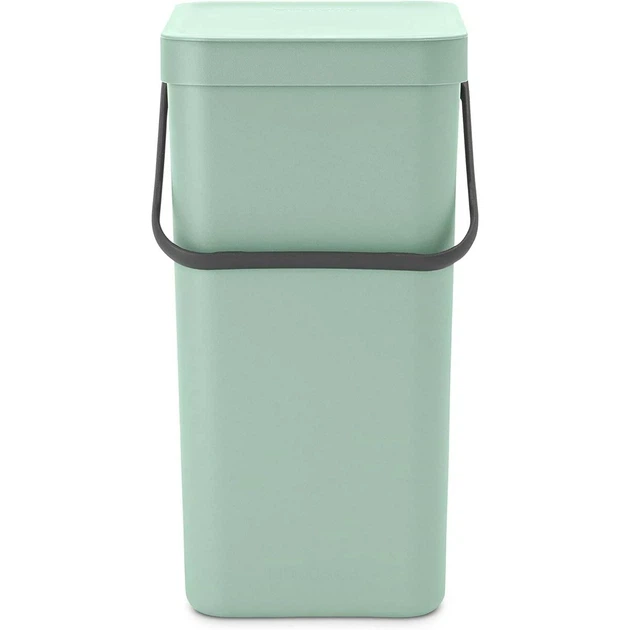 Ведро мусорное Brabantia Sort&Go 16 л мятно-голубой 211867 (00801186) - Фото 1 Ведро мусорное Brabantia Sort&Go 16 л мятно-голубой 211867 (00801186) - изображение 1