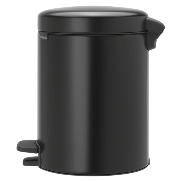 Бак для мусора с педалью Brabantia NewIcon Pedal Bin 5 л черный 112928 (00800450) - изображение 2