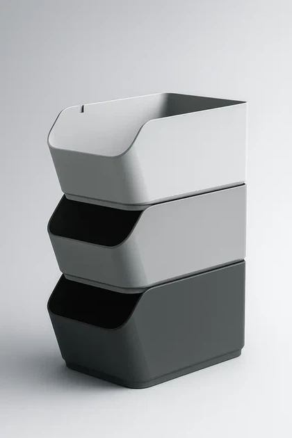Модульні органайзери для зберігання (stackable), 1 секція - зображення 4