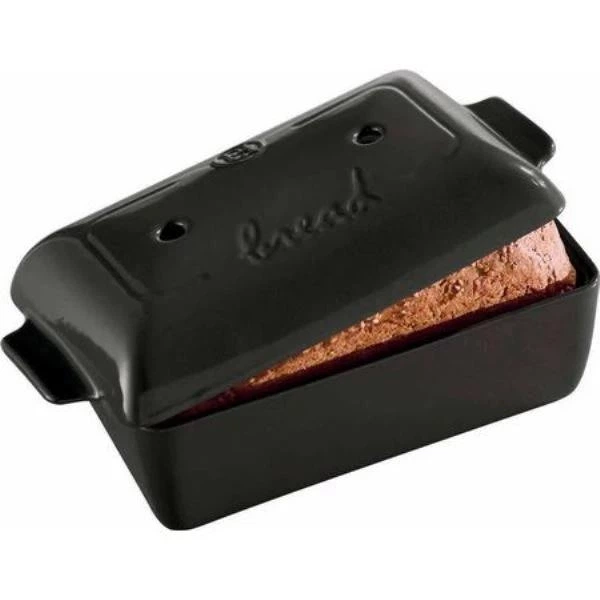Форма для выпечки хлеба с крышкой керамическая Emile Henry Specialized Cooking 28x13x12 см черный 795504 (08700249) - Фото 1 Форма для выпечки хлеба с крышкой керамическая Emile Henry Specialized Cooking 28x13x12 см черный 795504 (08700249) - изображение 1