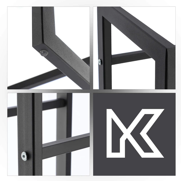 Стійка для камінних дров Kadax Creto сталева 90 x 29 x 40 см K6102  (5903699452455) - зображення 5