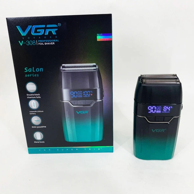 Электробритва VGR V-308 GREEN шейвер - изображение 4