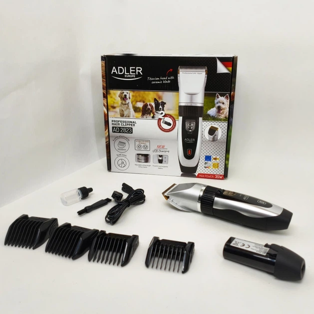 Машинка для стрижки собак и кошек Adler AD 2823 - изображение 2