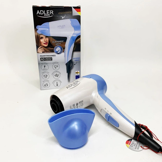 Фен Adler AD 2222 1200 Вт 2 скорости - изображение 4