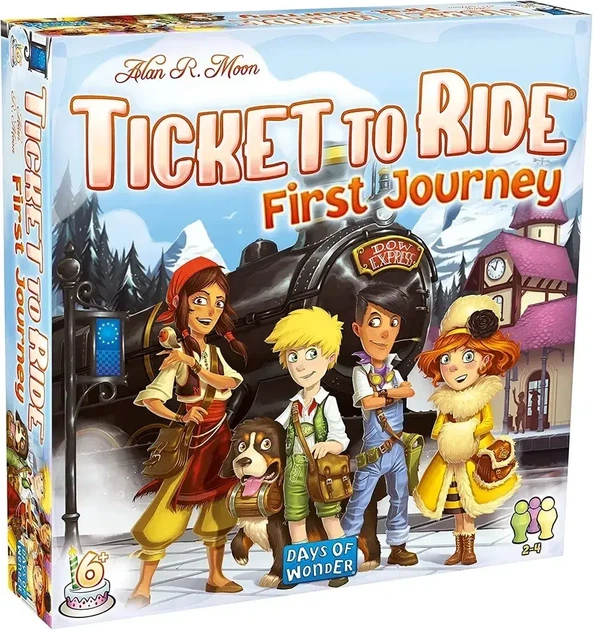 Настольная игра Ticket to Ride: First Journey. Europe / Билет на поезд Junior Европа (детская) - Фото 1 Настольная игра Ticket to Ride: First Journey. Europe / Билет на поезд Junior Европа (детская) - изображение 1