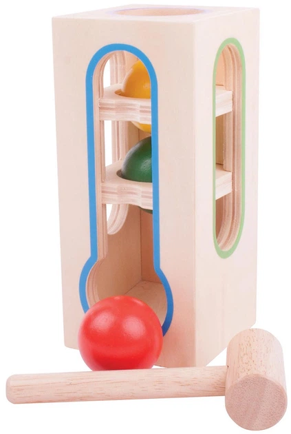 Ігровий набір Bigjigs Toys Пробивачка з молотком 2999457 (691621531020) - зображення 2