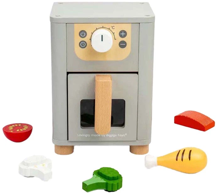 Ігровий набір Bigjigs Toys Airfryer 5 елементів (691621850831) - зображення 2