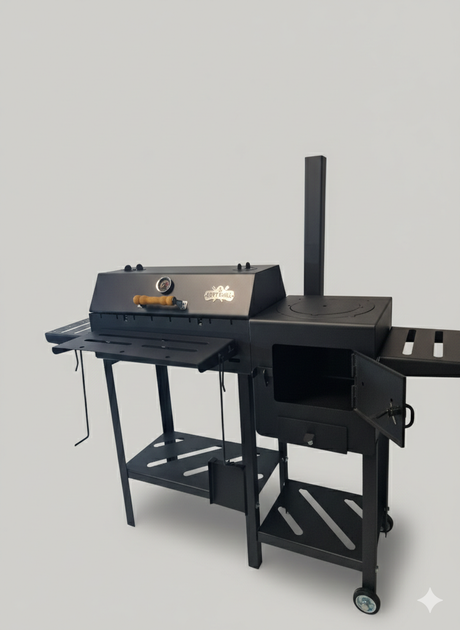 Мангал з пічкою та металевим столиком SOFT GRILL на 8 шампурів - Фото 2 Мангал з пічкою та металевим столиком SOFT GRILL на 8 шампурів - изображение 2