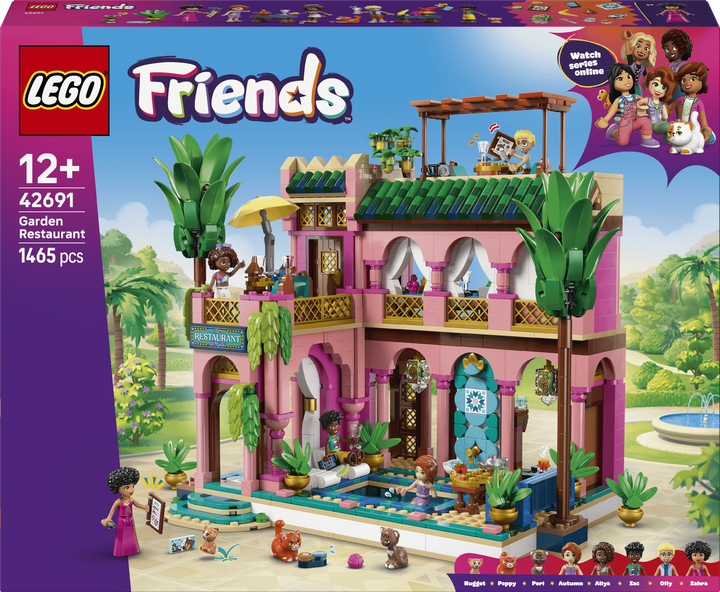 Zestaw klocków LEGO Friends Restauracja z ogrodem 1465 elementów (42691) - Zdjęcie 1 Zestaw klocków LEGO Friends Restauracja z ogrodem 1465 elementów (42691) - obraz 1