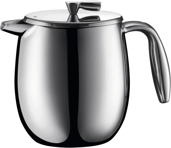 Кавник френч-пресс з подвійними стінками Bodum Bodum Columbia 500 мл хром 11055-16 (06321250) - Фото 1 Кавник френч-пресс з подвійними стінками Bodum Bodum Columbia 500 мл хром 11055-16 (06321250) - зображення 1