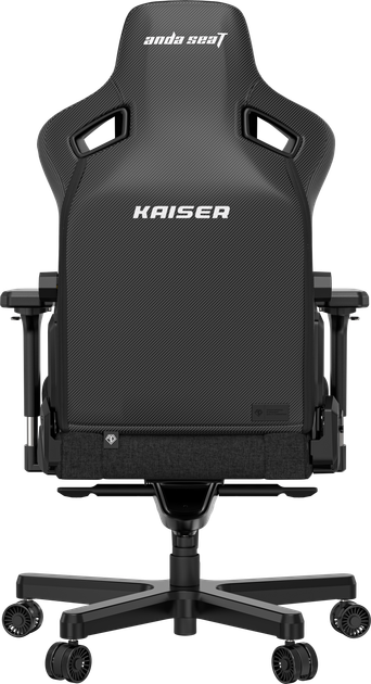 Кресло геймерское игровое Anda Seat Kaiser 3 Size L до 120 кг Black Fabric (AD12YDC-L-01-B-CF) - изображение 3