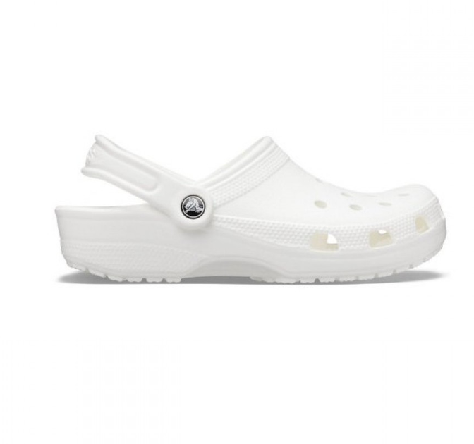 Крокси Сабо Crocs Classic Clog White 42-43 M9/W11 27см Білі - Фото 2 Крокси Сабо Crocs Classic Clog White 42-43 M9/W11 27см Білі - зображення 2