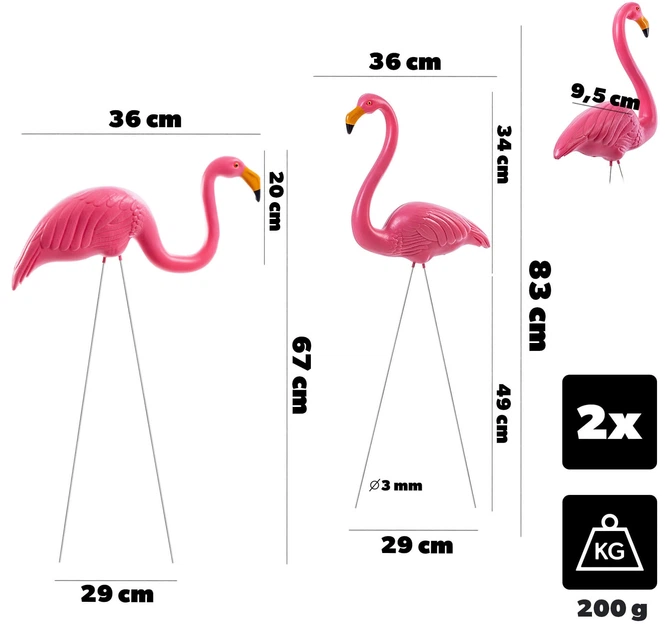 Figurka ogrodowa Kadax Lodeve K11304 2 szt - obraz 2