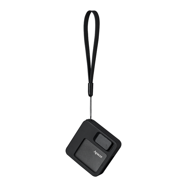 Зовнішній твердотільний накопичувач SSD Apacer AS714 512GB USB Type-C 3.2 Gen.2 Read/Write 1000MB/s Black (AP512GAS714B-1) - зображення 4
