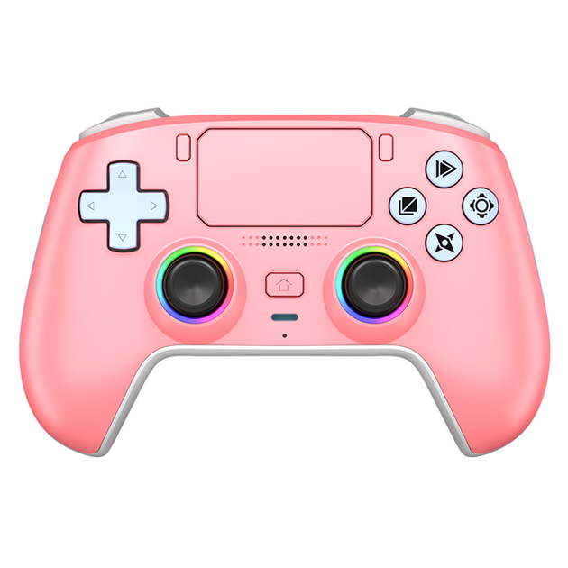 Беспроводной геймпад джойстик GamePro Pink Dualsense для PlayStaton 5 и (PC PS5 PS4) - Фото 1 Беспроводной геймпад джойстик GamePro Pink Dualsense для PlayStaton 5 и (PC PS5 PS4) - изображение 1
