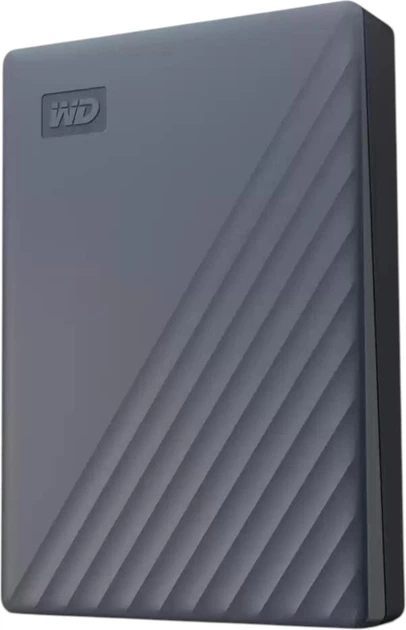 Жорсткий диск Western Digital My Passport 5TB 2.5" USB 3.2 External Silicon Grey (WDBRMD0050BGY-WESN) - зображення 1