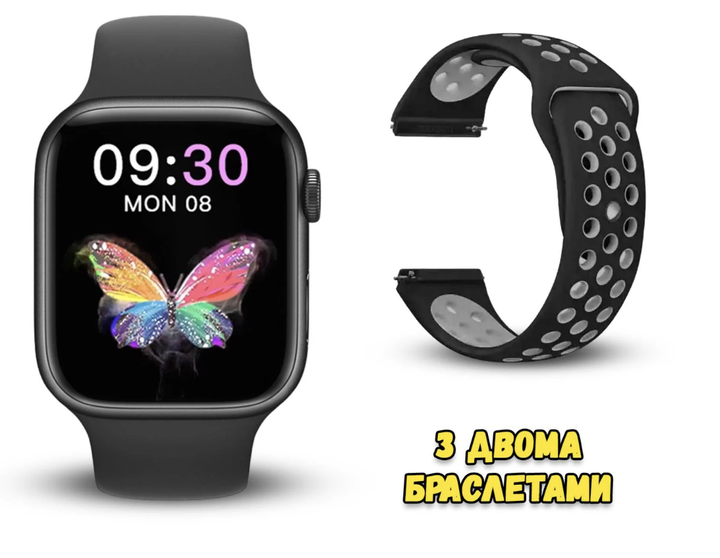 Смарт-часы Smart Watch T55 с 2 ремешками, Умные часы Smart Watch T55 для уведомлений и фитнеса 57027/00 - изображение 6