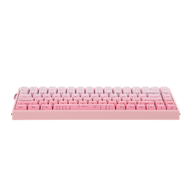Ігрова магнітна клавіатура AULA HERO 84 HE / 8K / Hall Effect / Rapid Trigger / Pink / Рожева - зображення 4