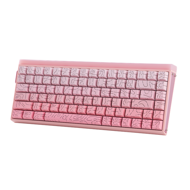 Ігрова магнітна клавіатура AULA HERO 84 HE / 8K / Hall Effect / Rapid Trigger / Pink / Рожева - зображення 6