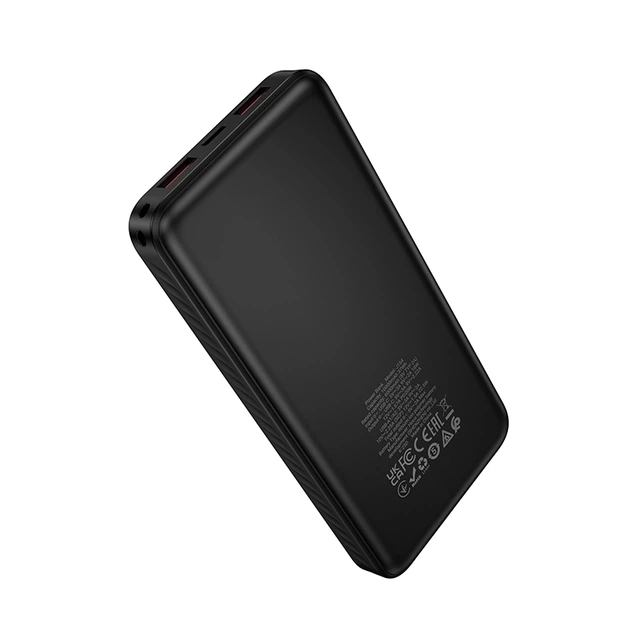 Зовнішній акумулятор HOCO J154 10000mAh 22.5W Black (р.143 × 70 × 16 мм) - Фото 4 Зовнішній акумулятор HOCO J154 10000mAh 22.5W Black (р.143 × 70 × 16 мм) - зображення 4