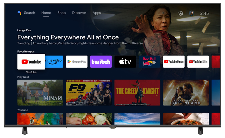 Телевізор Haier H55K85FUX 55" 4K Smart TV Google TV - Фото 4 Телевізор Haier H55K85FUX 55" 4K Smart TV Google TV - изображение 4