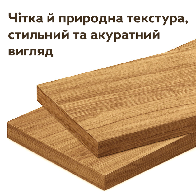 Приставний столик С-подібної форми 45×30×60 см для дивана та ліжка H370B Black Wood - зображення 3
