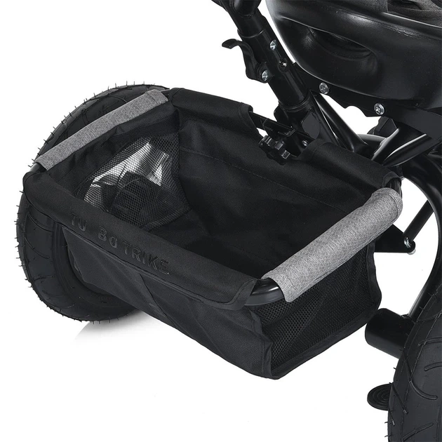 Триколісний велосипед Turbo Trike (M 3115HA-19L) USB/BT, світло, сірий льон - изображение 6