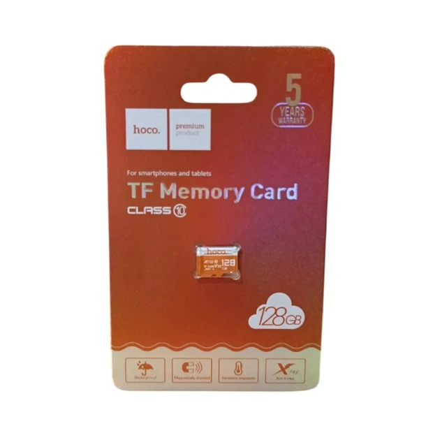 Карта пам'яті TF (MicroSD) 128GB Class 10, Hoco - зображення 4