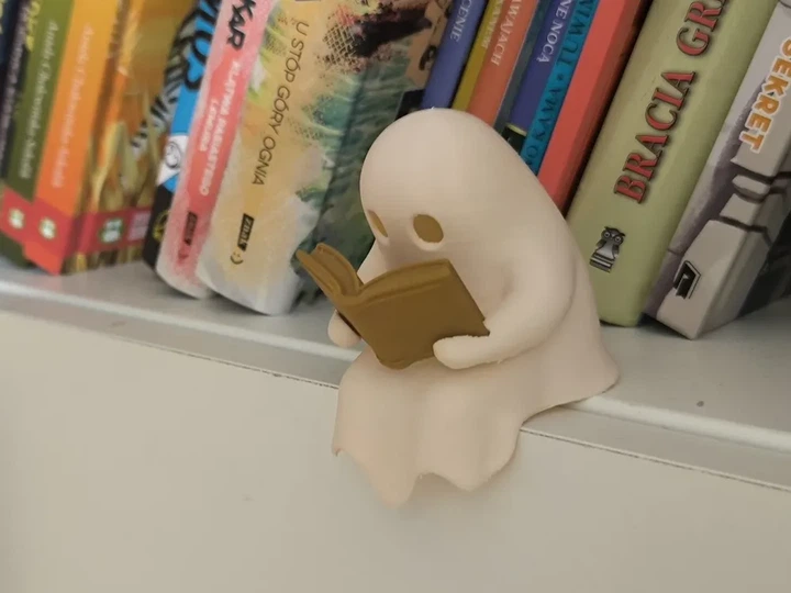 Світильник-нічник у вигляді привида, що читає книгу. Aivory - изображение 2