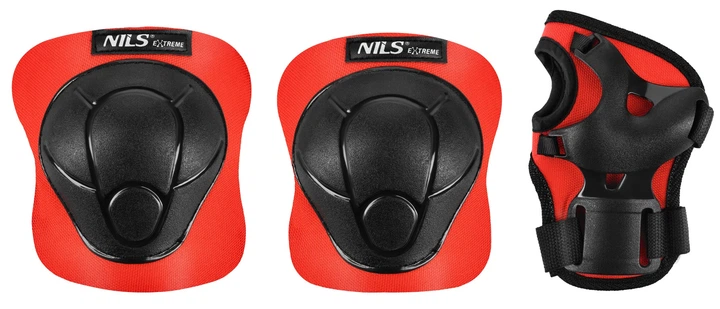 Набір захисту Nils Extreme H210 розмір XS Червоний 16-60-209 (5905504100407) - Фото 1 Набір захисту Nils Extreme H210 розмір XS Червоний 16-60-209 (5905504100407) - зображення 1