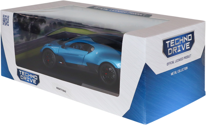 Автомодель Techno Drive Bugatti Divo синій 1:18 (250939BDBL) - зображення 13