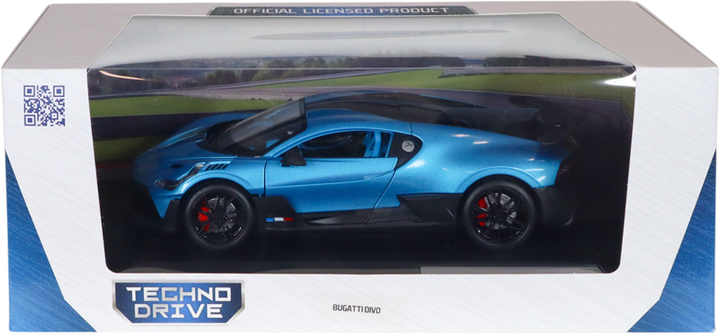 Автомодель Techno Drive Bugatti Divo синій 1:18 (250939BDBL) - зображення 14