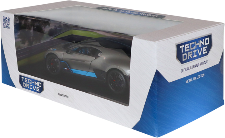 Автомодель Techno Drive Bugatti Divo серый 1:18 (250940BDGY) - Фото 13 Автомодель Techno Drive Bugatti Divo серый 1:18 (250940BDGY) - изображение 13