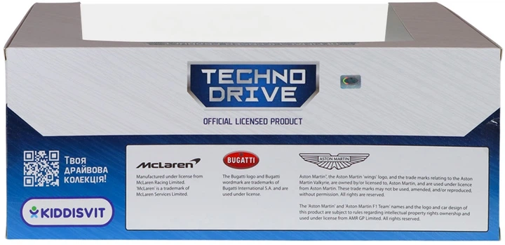 Автомодель Techno Drive Bugatti Divo серый 1:18 (250940BDGY) - Фото 16 Автомодель Techno Drive Bugatti Divo серый 1:18 (250940BDGY) - изображение 16