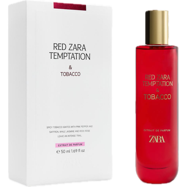 Женские духи ZARA Red Temptation Tobacco Extrait de Parfum 50 мл - Фото 1 Женские духи ZARA Red Temptation Tobacco Extrait de Parfum 50 мл - изображение 1