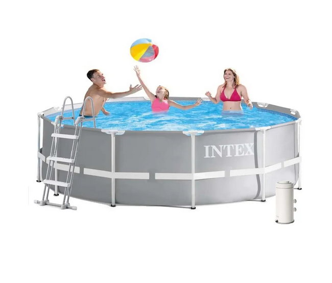 Бассейн каркасный Intex 305 х 99 см круглый, 6500 л, фильтр-насос 2006 л/ч - изображение 3