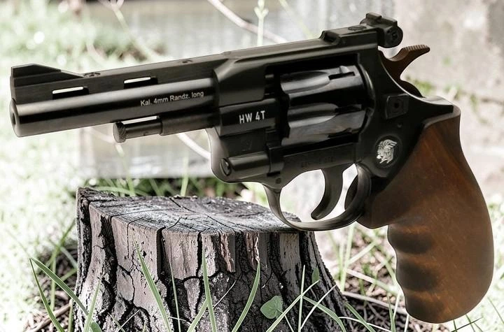 Револьвер Weihrauch Arminius HW4 4" Wooden grip под патрон Флобера - изображение 2