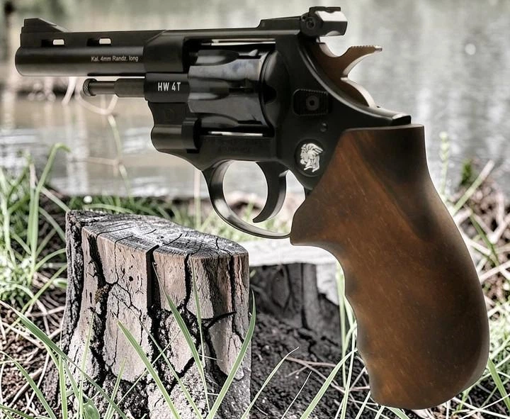 Револьвер Weihrauch Arminius HW4 4" Wooden grip под патрон Флобера - изображение 3