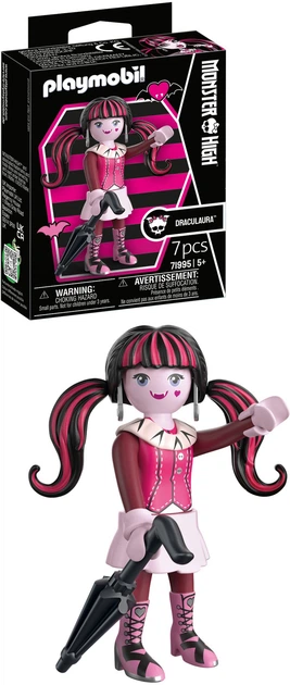Набір іграшок Playmobil Monster High Дракулаура 71995 (4008789719959) - зображення 2