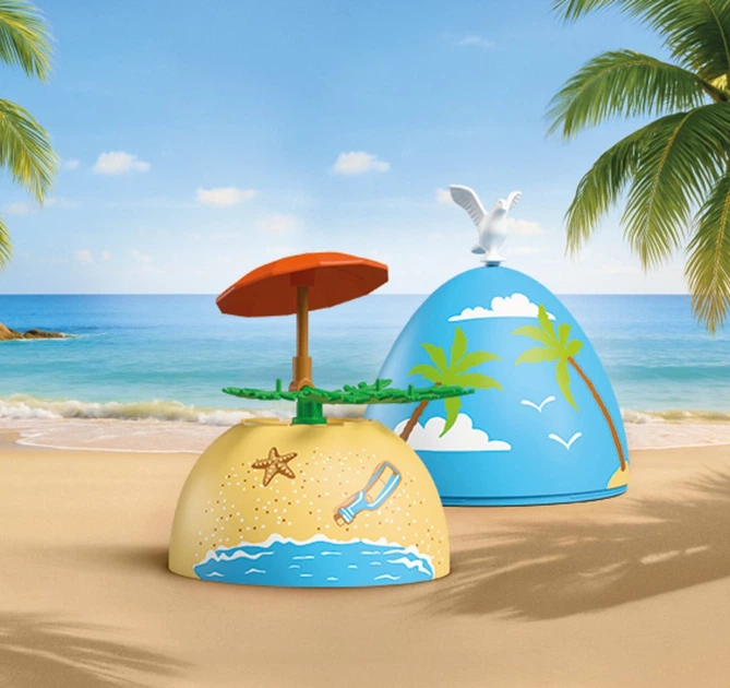 Zestaw zabawek Playmobil Easter Eggs Wakacje na plaży 72101 (4008789721013) - obraz 4