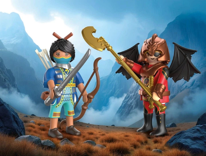 Набір іграшок Playmobil Duo Pack Дуель Новелмора проти Бернхема 71884 (4008789718846) - зображення 2